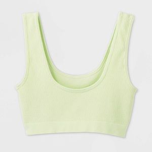 Women's Scoop Neck Bralette - Colsier Bright Green - M